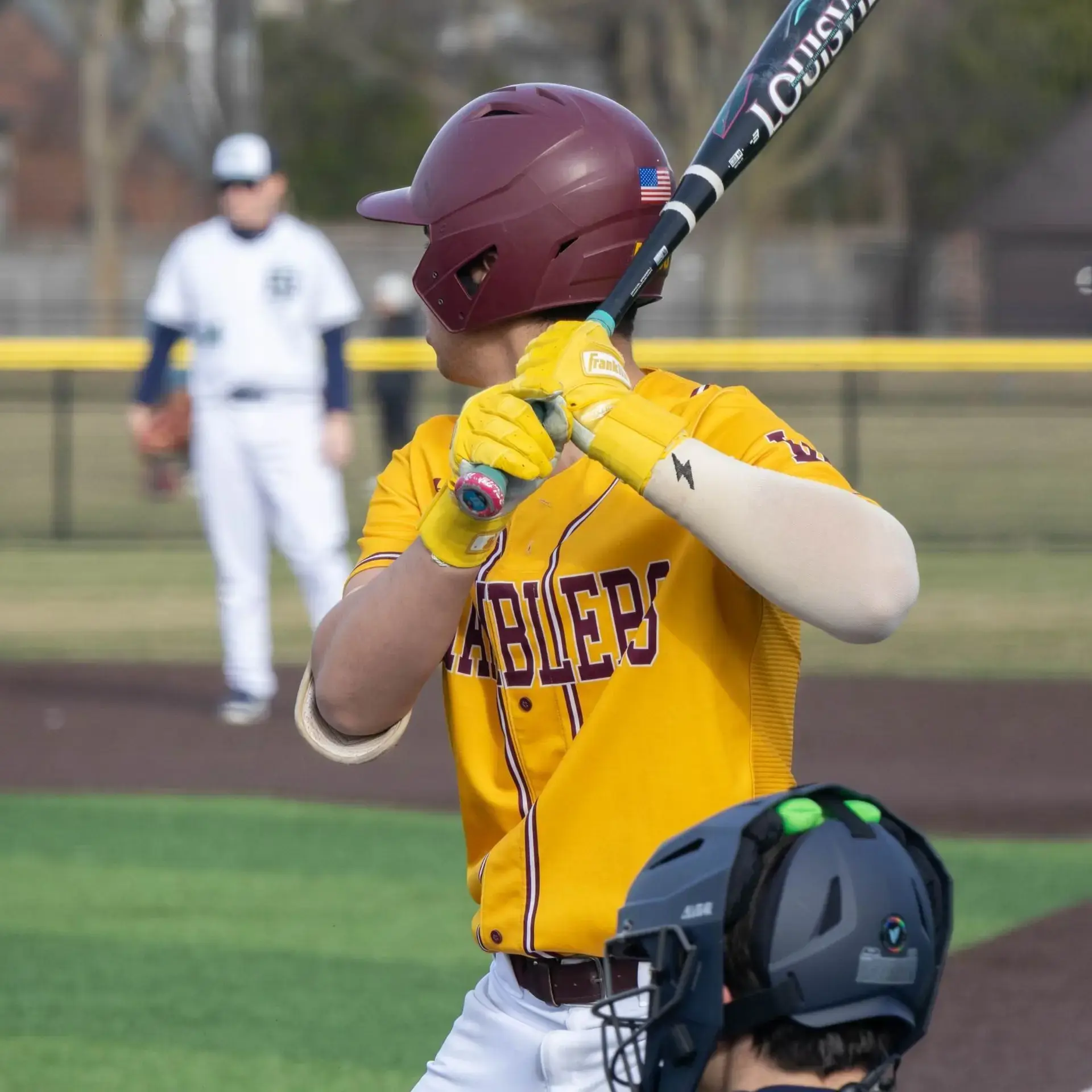 Student baseball player