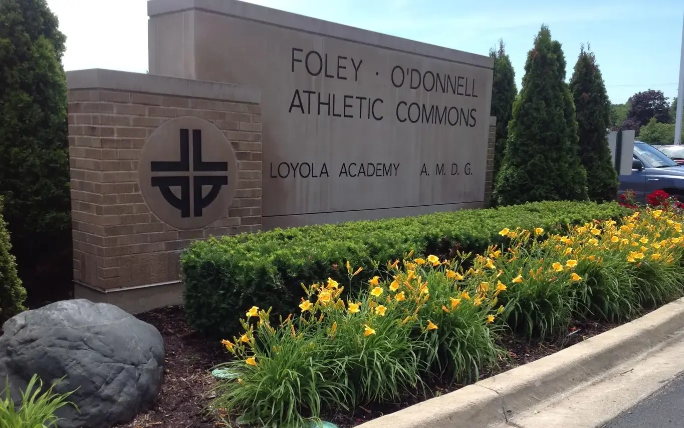 Loyola Academy Front Wall