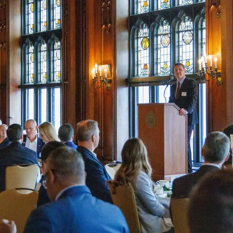 speaker at luncheon